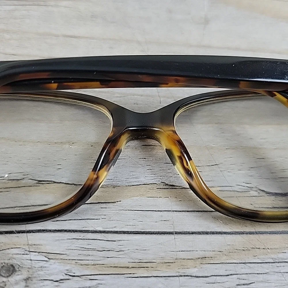 Coach HC6103 5443 Cat Eye Black Tort Gltr Varsity‎ Stripe Womens Eyeglasses 54mm